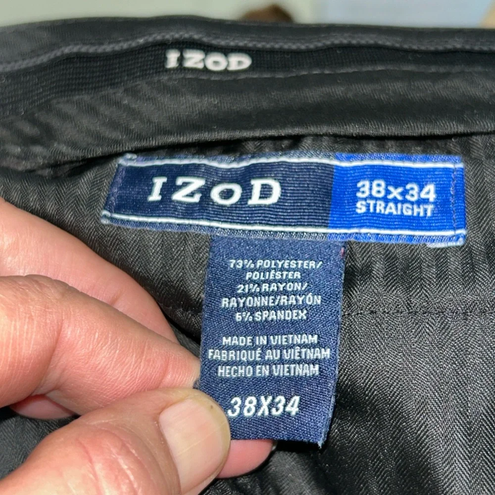 Izod Tan Chinos‎ Classic Fit Lightweight